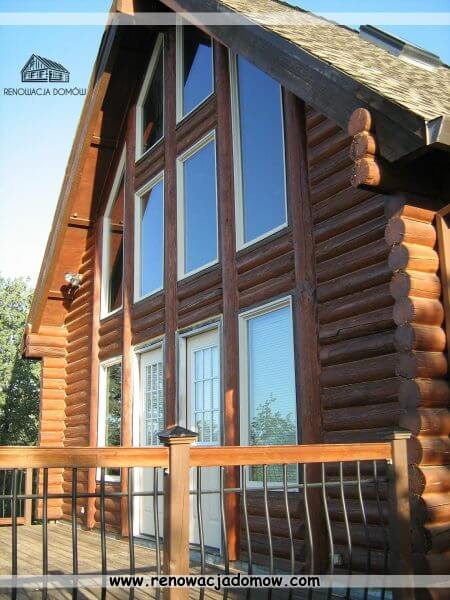 mycie domu z bali zakopane